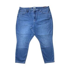 Ava & Viv Women's Plus Size Blue Denim Stretch Skinny Jeans With Pockets Size 26